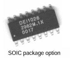 DEI1026航空電子六通道離散信號轉數(shù)字信號接口芯片